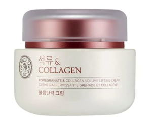 The Face Shop Pomegranate & Collagen Face Cream With 10% Marine Collagen & Pomegranate Extracts